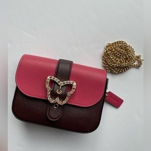🛑 SOLD 🛑 Coach - Gemma Crossbody In Colorblock With Butterfly Buckle 🦋